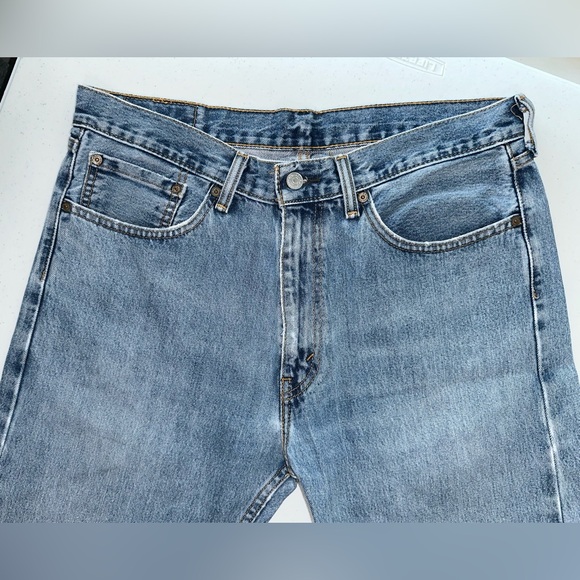 Classic Men's 505 Levi Blue Jeans 34x34 - Picture 6 of 16